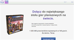 Desktop Screenshot of pl.boardgamearena.com