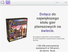 Tablet Screenshot of pl.boardgamearena.com