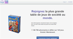 Desktop Screenshot of fr.boardgamearena.com
