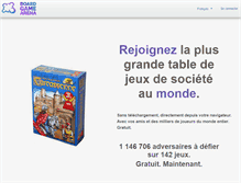 Tablet Screenshot of fr.boardgamearena.com